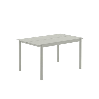 muuto | linear steel table | grey 140cm