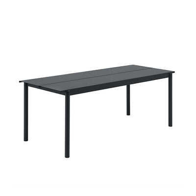 muuto | linear steel table | black 200cm