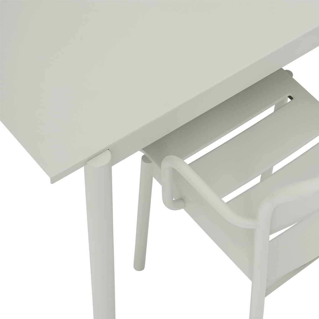 muuto | linear steel table | grey 220x90cm
