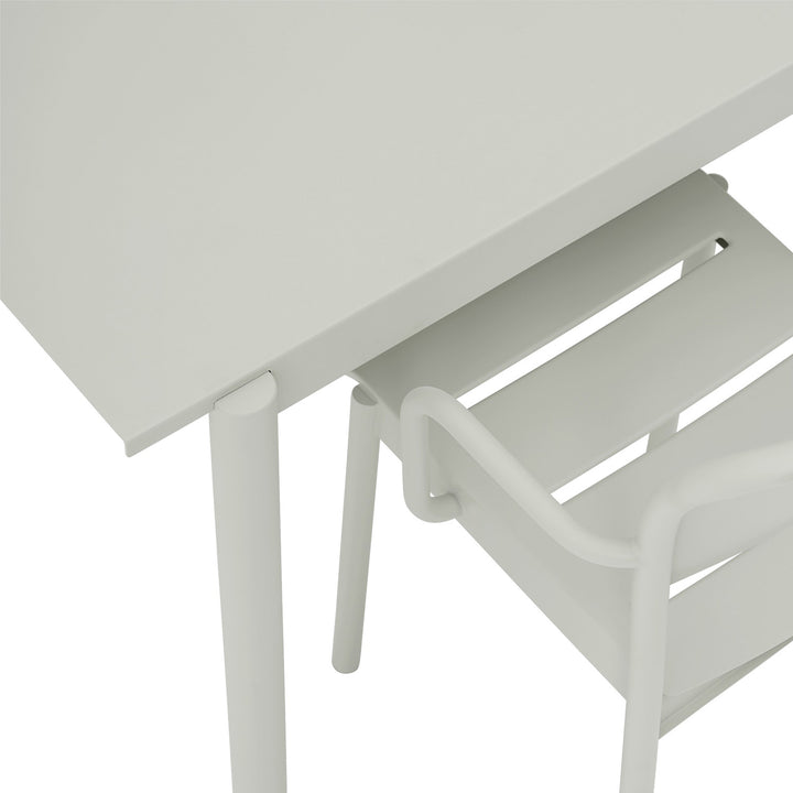 muuto | linear steel table | grey 220x90cm