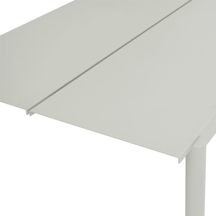 muuto | linear steel table | grey 220x90cm