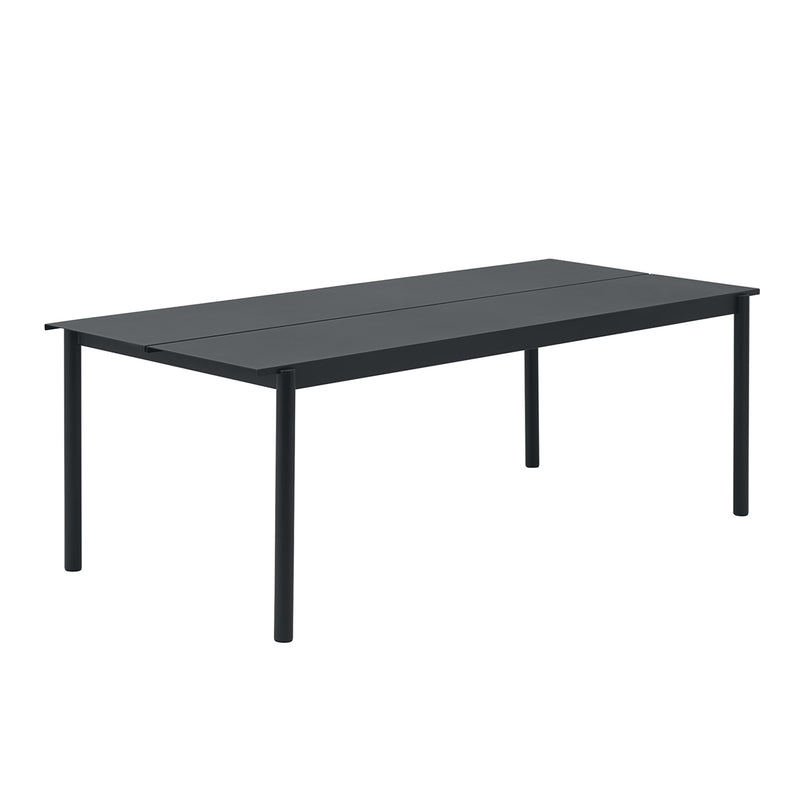 muuto | linear steel table | black 220cm