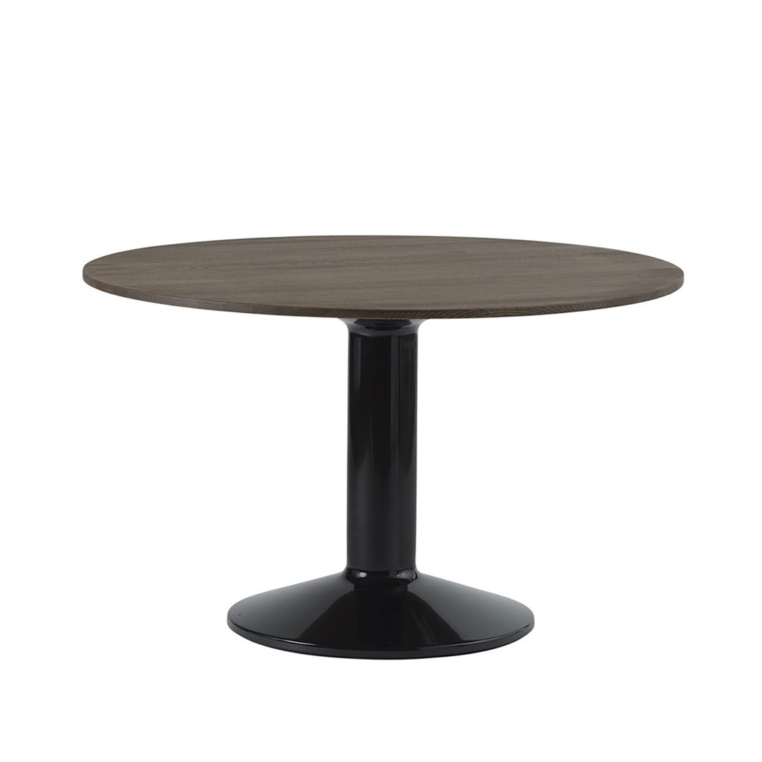 muuto | midst table | dark oiled oak + black base 120cm