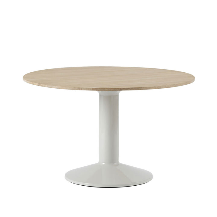muuto | midst table | solid oak + grey base 120cm
