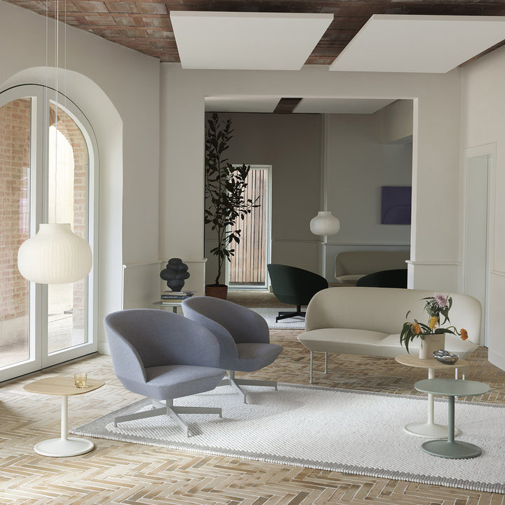 muuto | oslo lounge chair | swivel base | vidar 146 + grey legs ~ DC