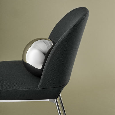 muuto | oslo side chair | ocean 601 + anthracite black legs