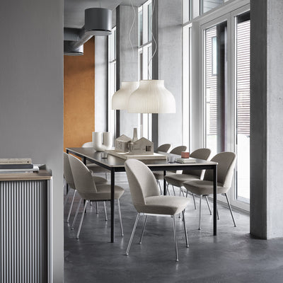 muuto | oslo side chair | ocean 601 + anthracite black legs