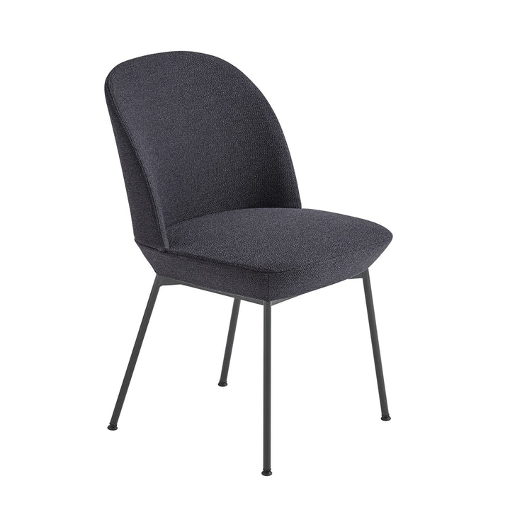 muuto | oslo side chair | ocean 601 + anthracite black legs