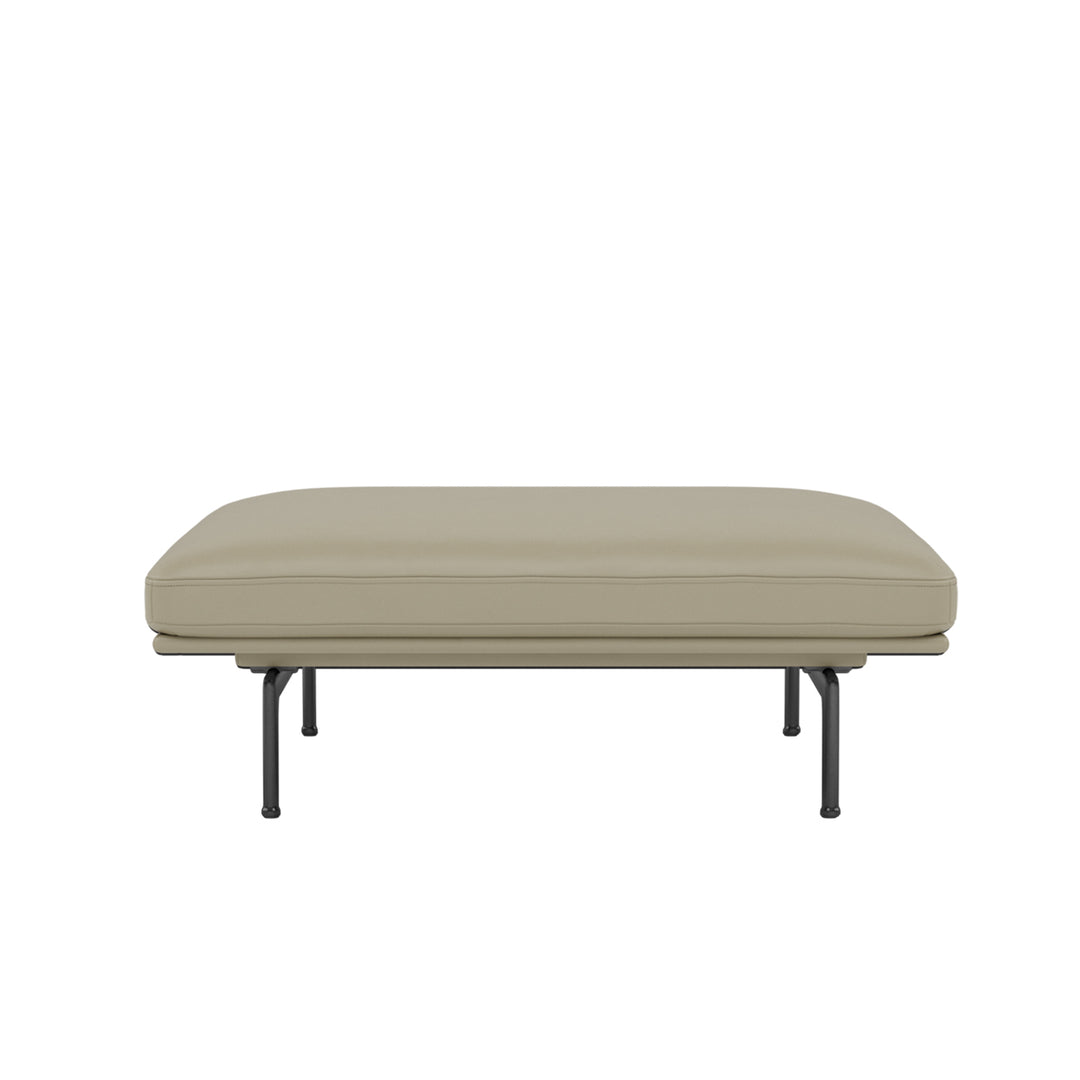 muuto | outline pouf | refine leather stone