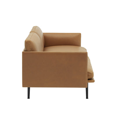 muuto | outline sofa 3 seater | easy leather cognac