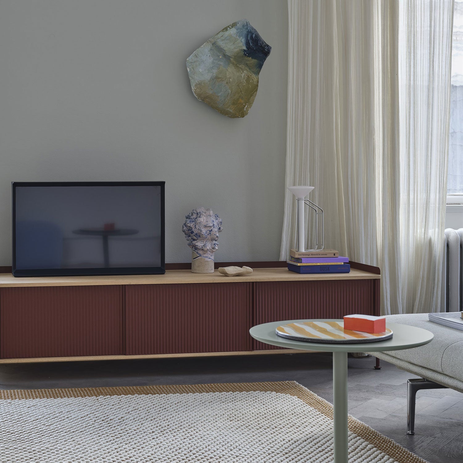 Muuto Rug muuto | pebble wool rug | burnt orange 200x300cm – top3 by design