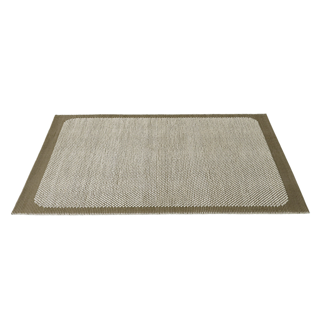 muuto | pebble wool rug | brown green 200x300cm