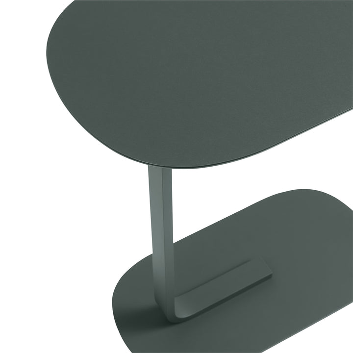 muuto | relate side table | dark green 60.5cm