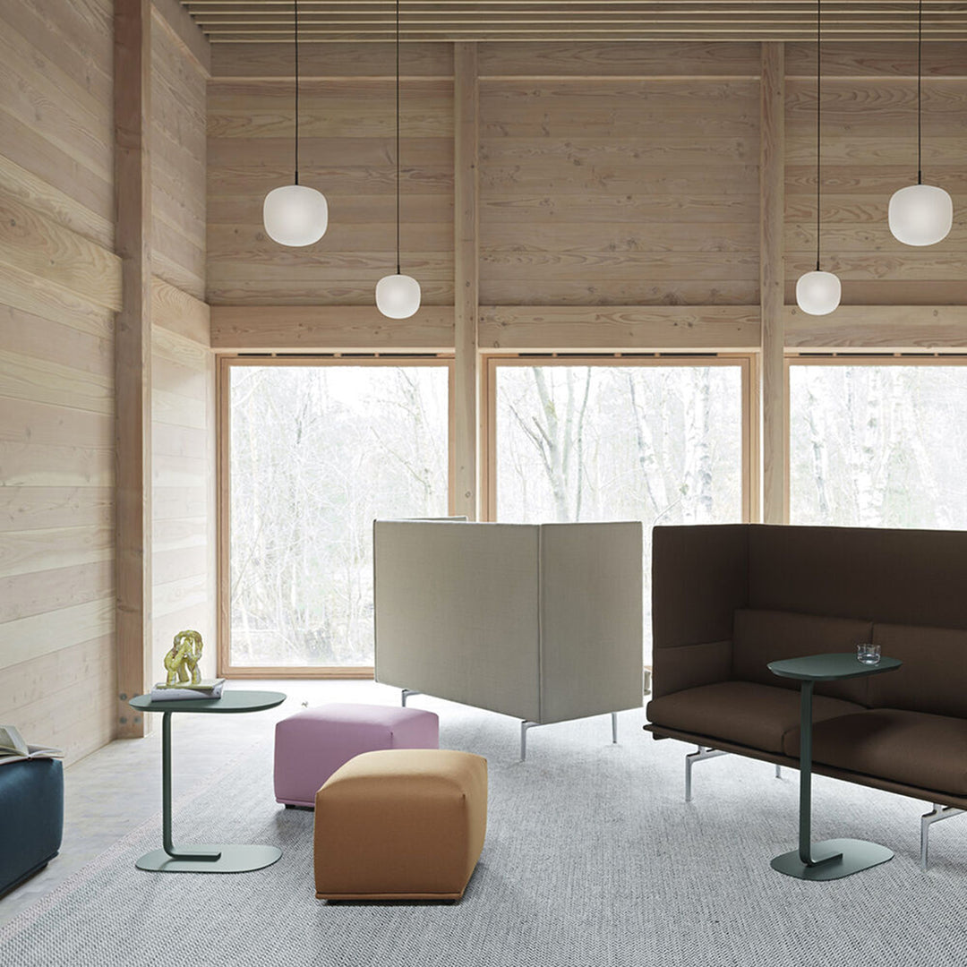 muuto | relate side table | dark green 60.5cm