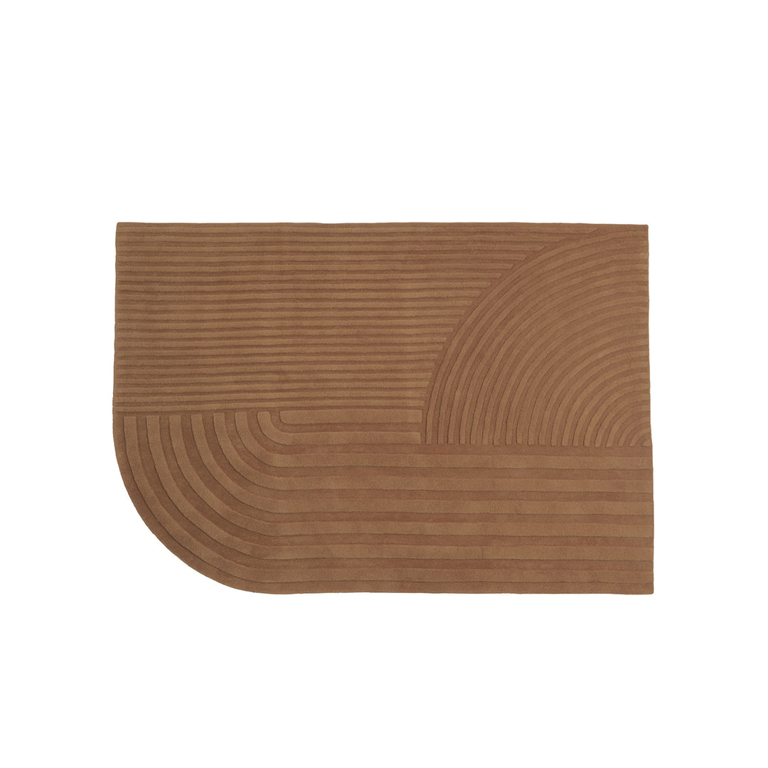 muuto | relevo rug | burnt orange 170x240cm