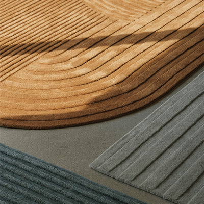 muuto | relevo rug | burnt orange 200x300cm