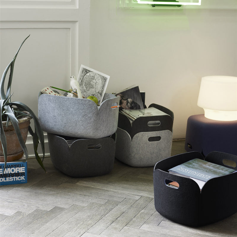 muuto | restore basket 48cm | black melange