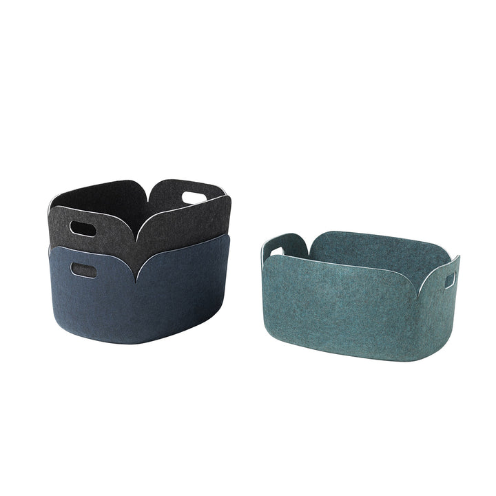 muuto | restore basket | midnight blue