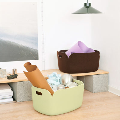 muuto | restore basket | dark brown