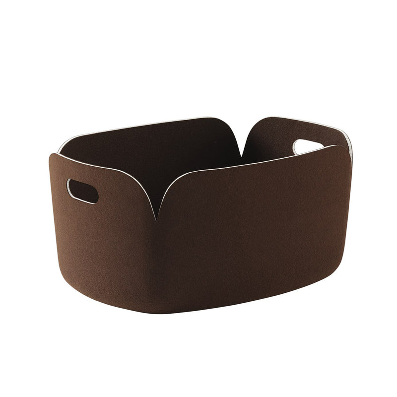 muuto | restore basket | dark brown