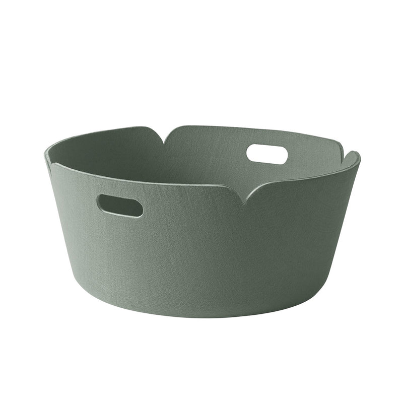 muuto | restore basket round | dusty green