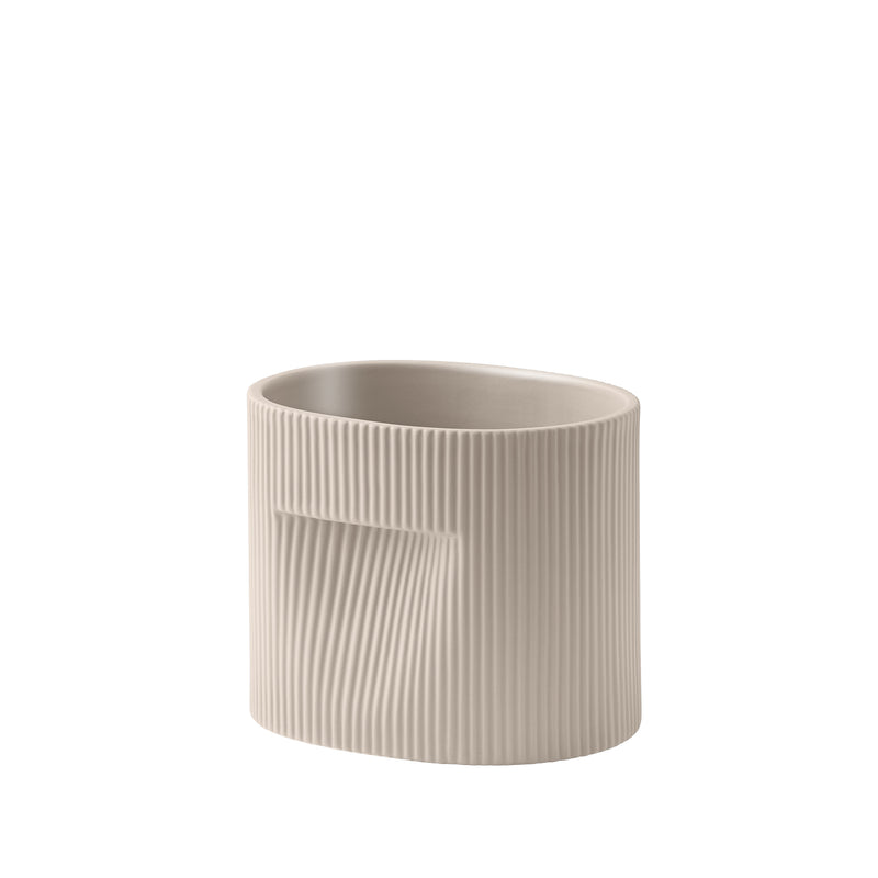 muuto | ridge planter | beige 15cm