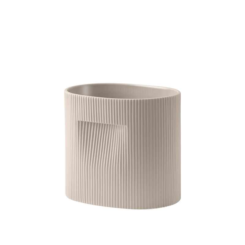 muuto | ridge planter | beige 24cm