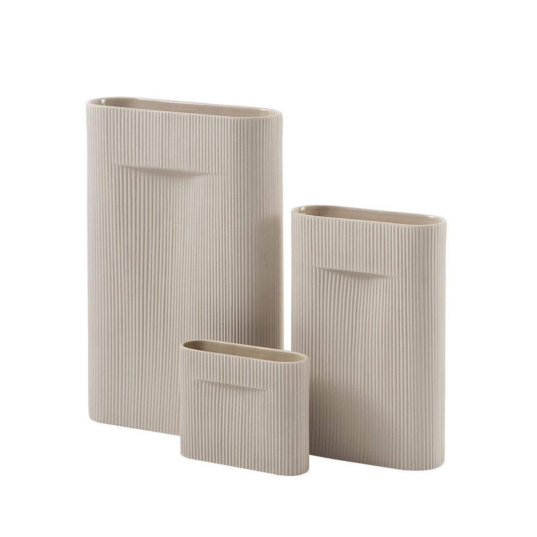 muuto | ridge vase | beige 48.5cm - DC