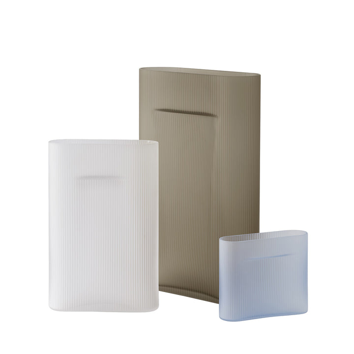 muuto | ridge vase | light blue 16.5cm