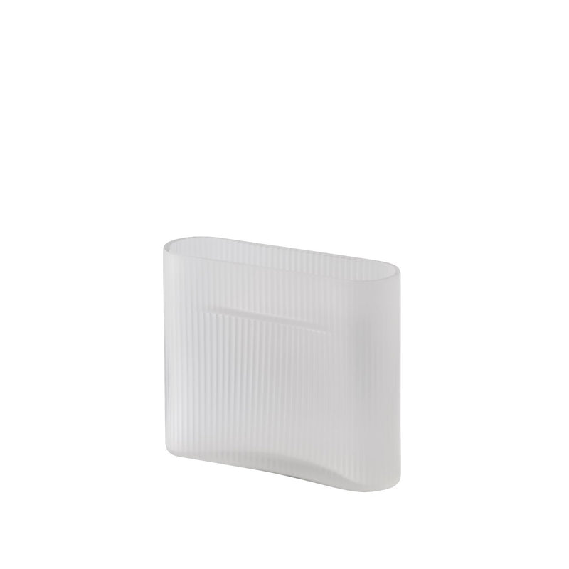 muuto | ridge vase | white 16.5cm