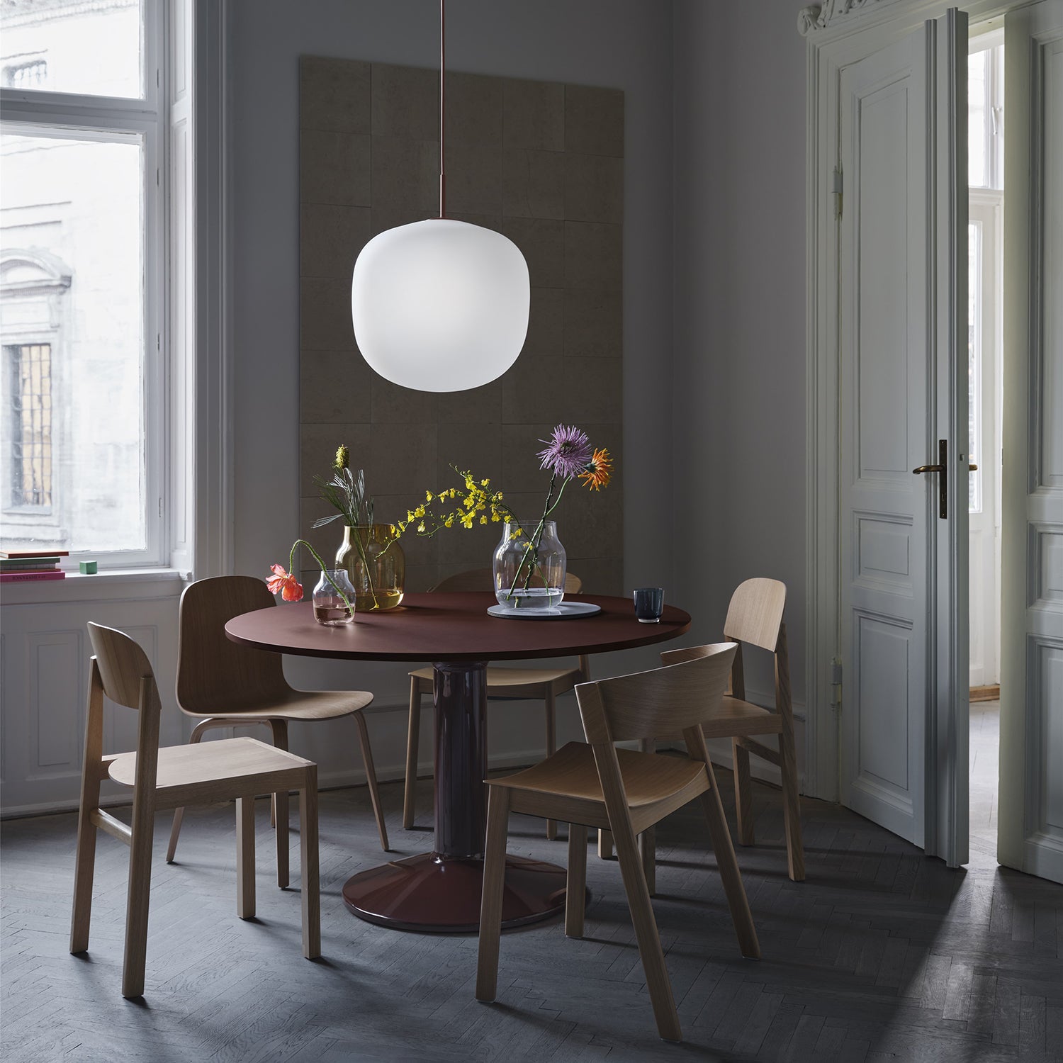 muuto | rime pendant lamp | white 45cm – top3 by design