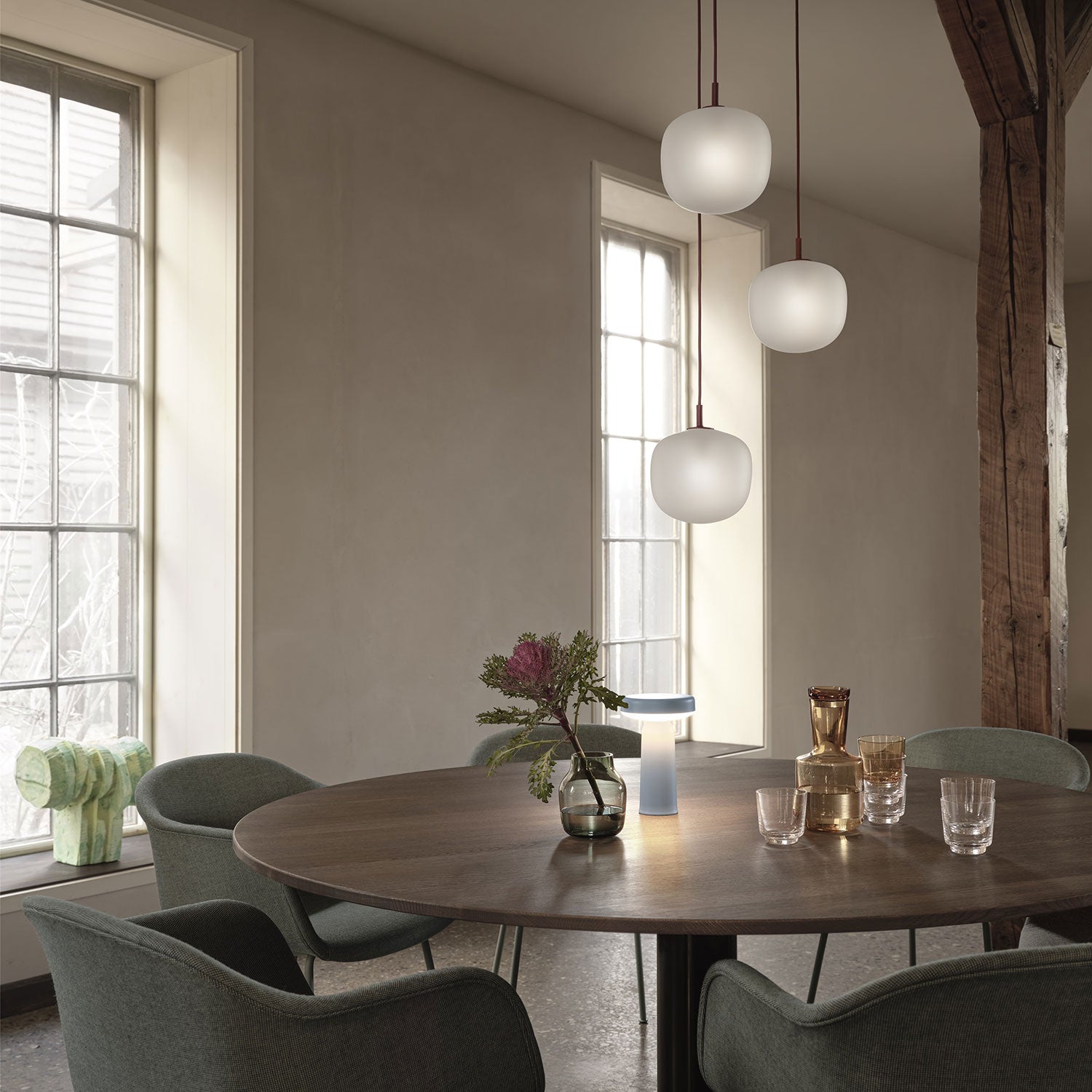 muuto | rime pendant lamp | white 18cm – top3 by design