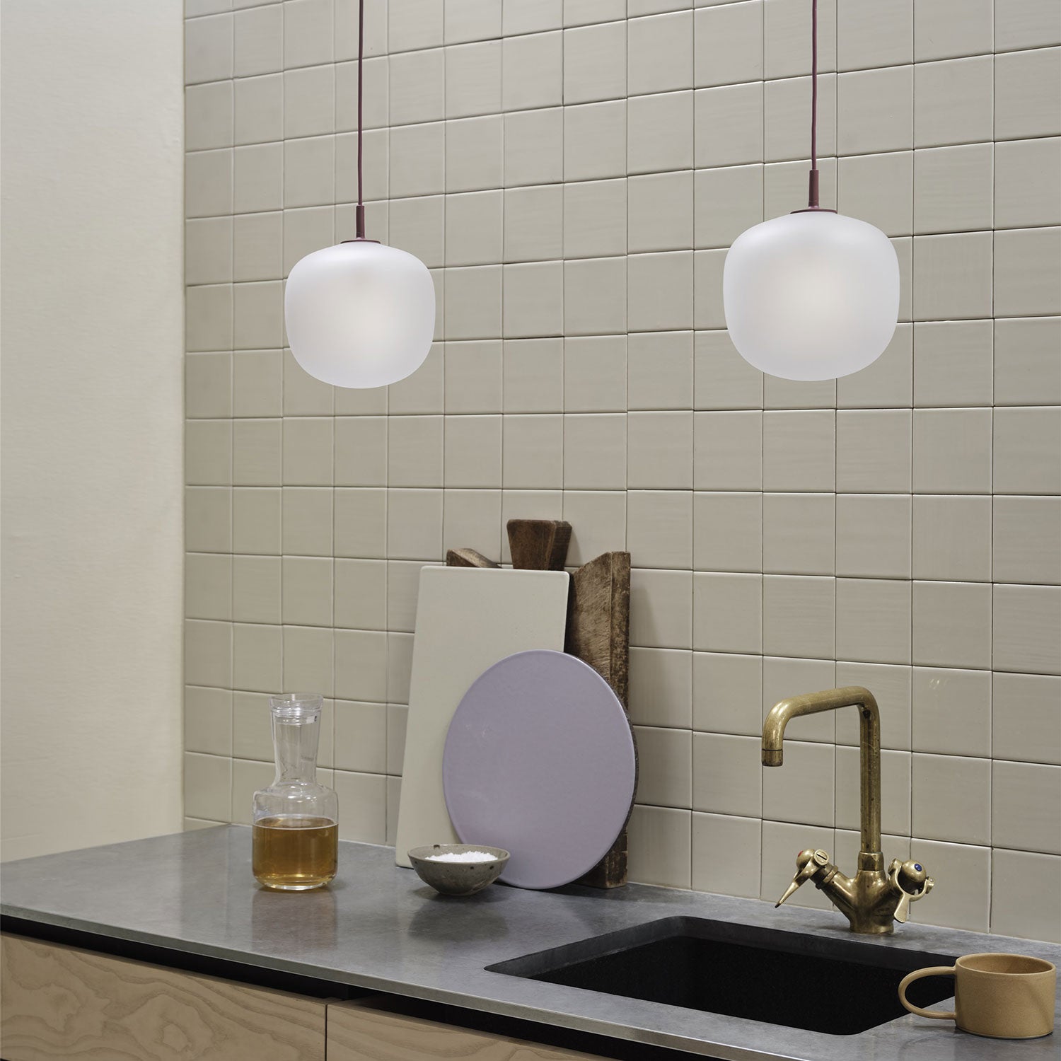 muuto | rime pendant lamp | white 18cm – top3 by design