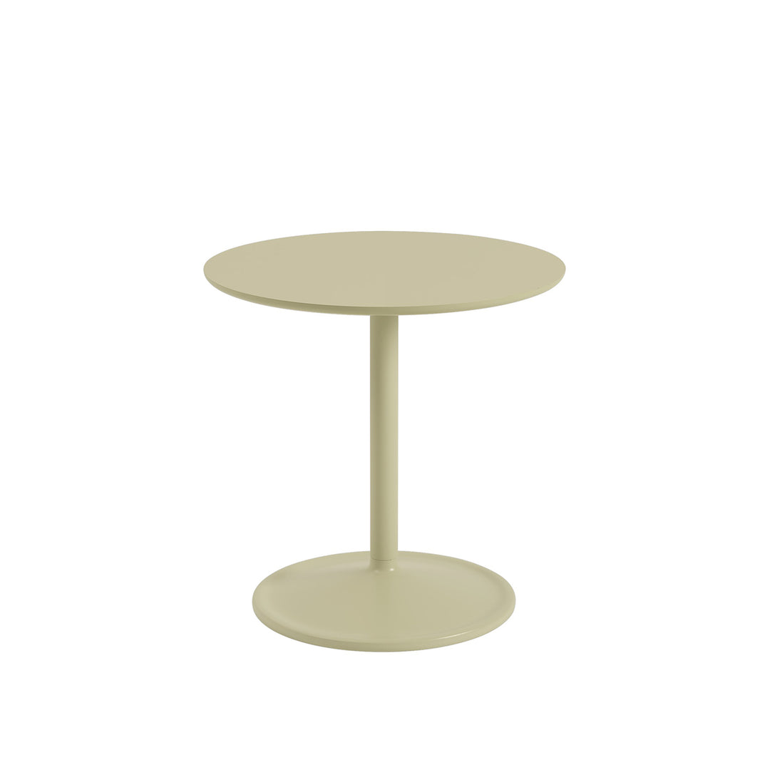 muuto | soft side table 48x48cm | beige green laminate