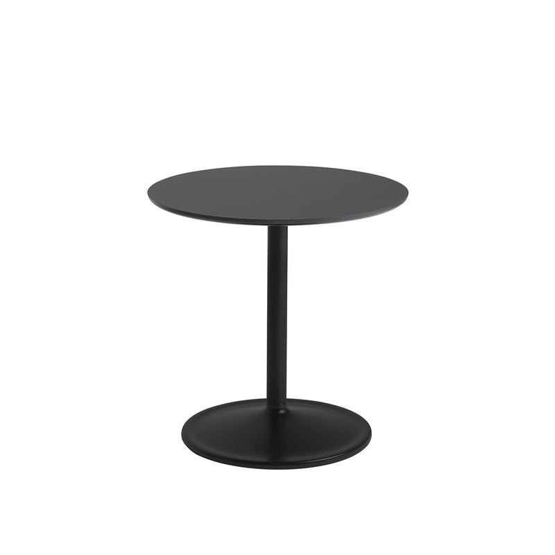 muuto | soft side table 48x48cm | black nanolaminate + black