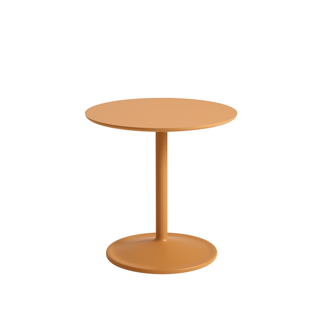 muuto | soft side table 48x48cm | orange laminate