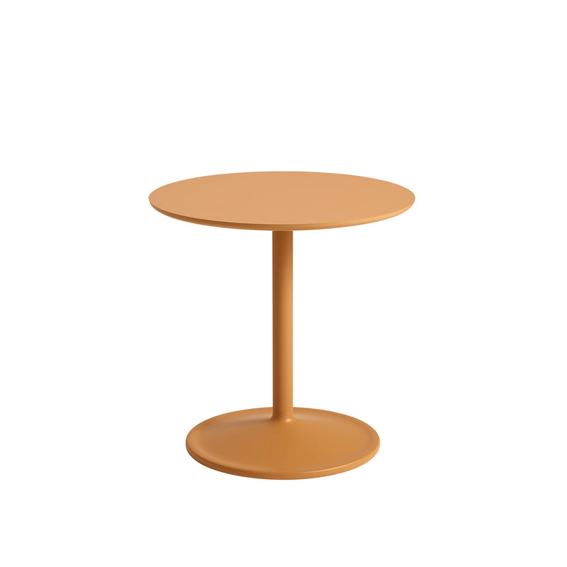 muuto | soft side table 48x48cm | orange laminate
