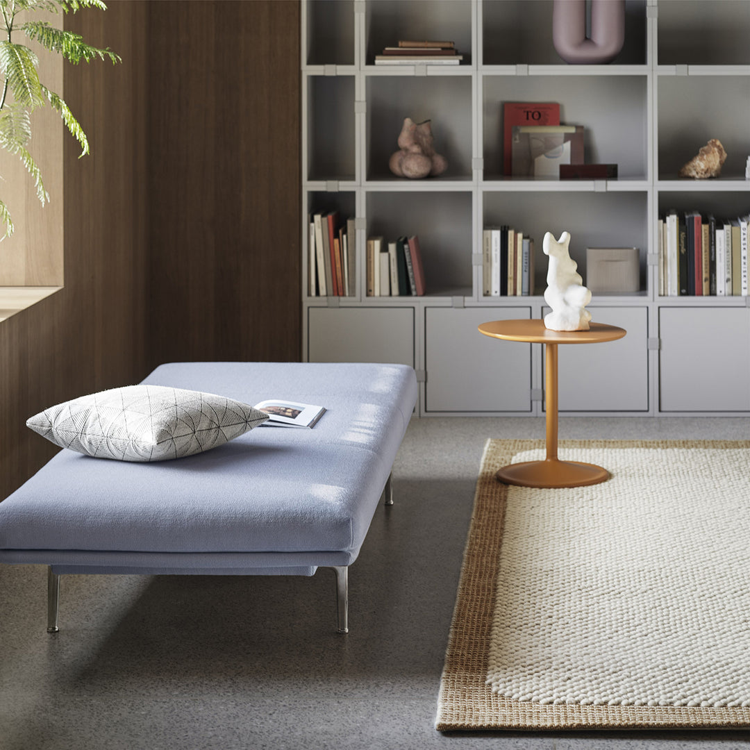 muuto | soft side table 48x48cm | orange laminate