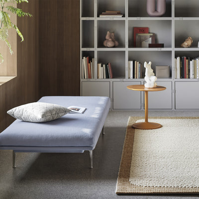 muuto | soft side table 48x48cm | orange laminate