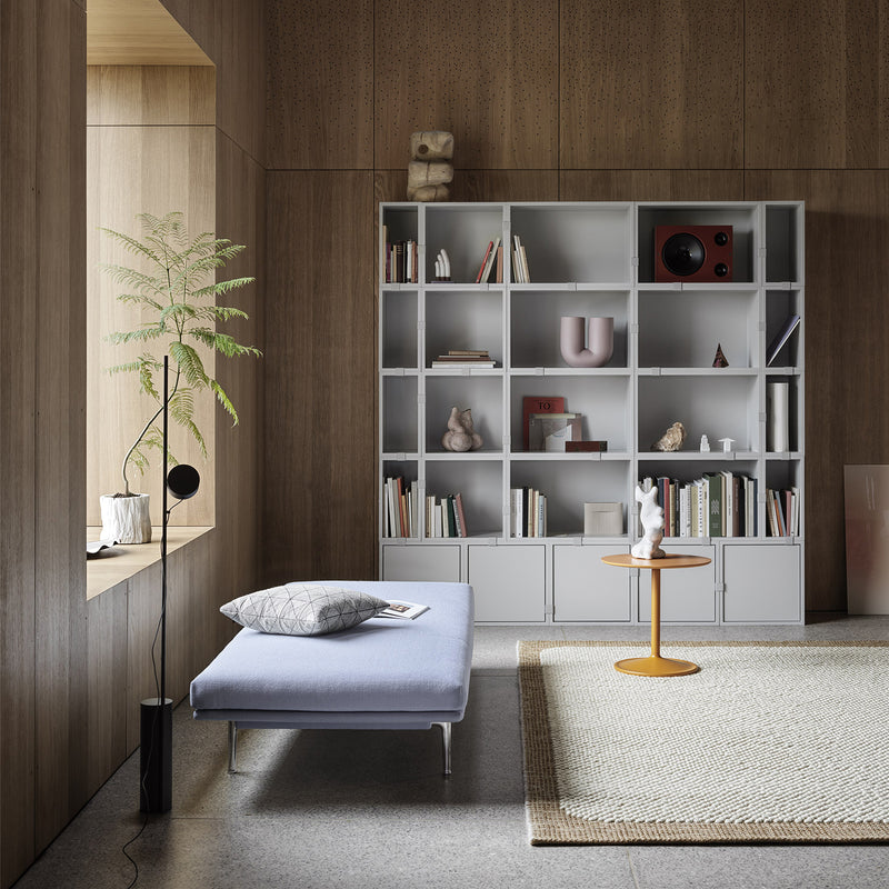 muuto | soft side table 48x48cm | orange laminate