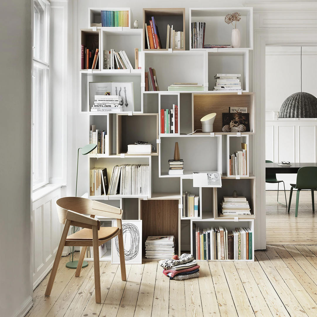 muuto | cover armchair | oak + cognac leather