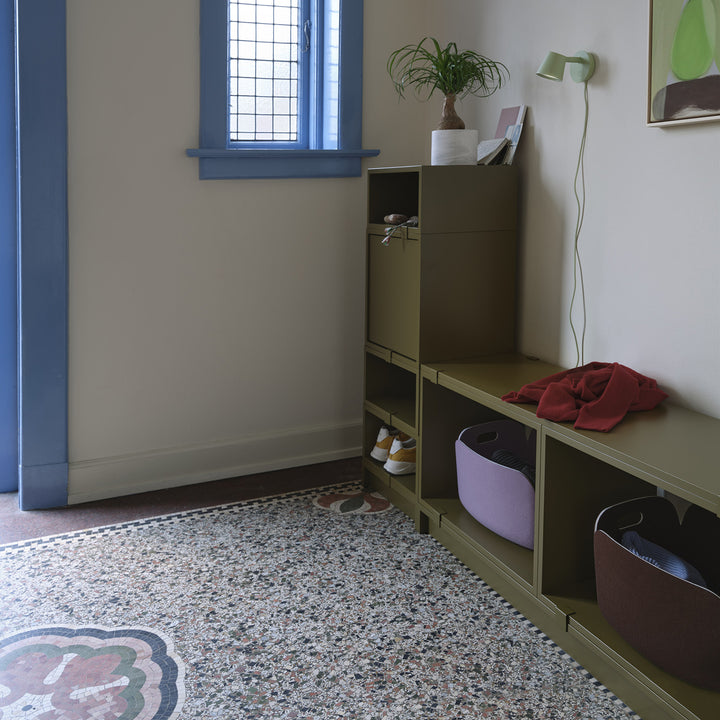 muuto | stacked storage system | plinth 131cm | brown green