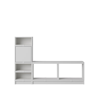 muuto | stacked storage | plinth 43.5cm | grey