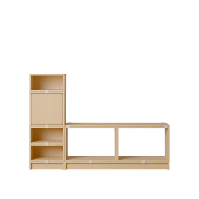 muuto | stacked storage | plinth 43.5cm | oak