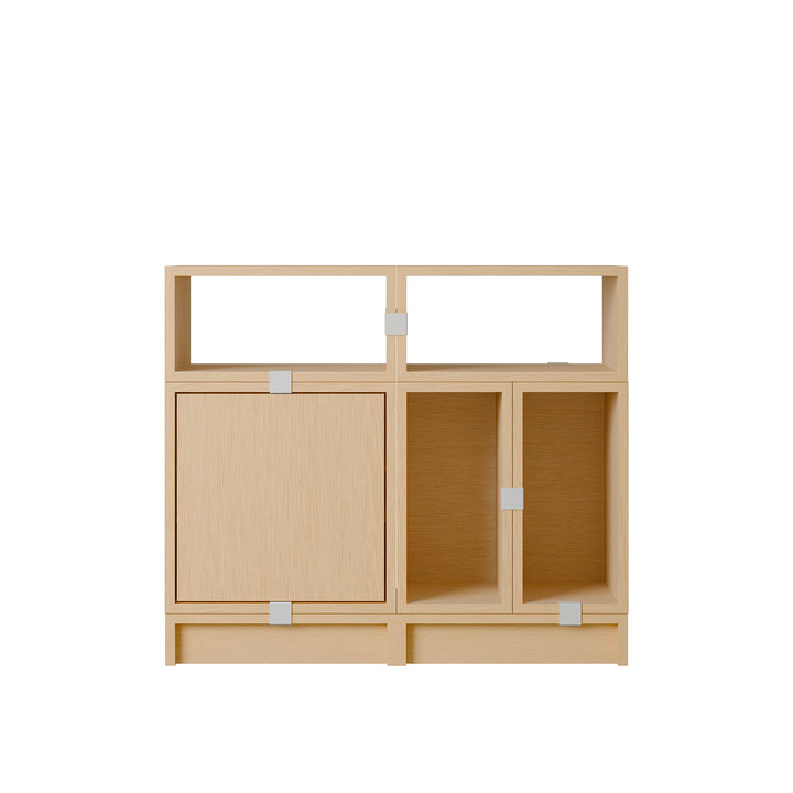 muuto | stacked storage system | plinth 43.5cm | oak