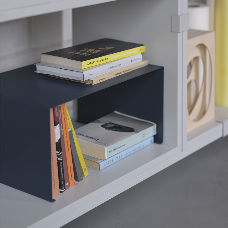 muuto | stacked storage system | insert | blue grey