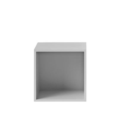 muuto | stacked storage system | module with backboard | medium grey