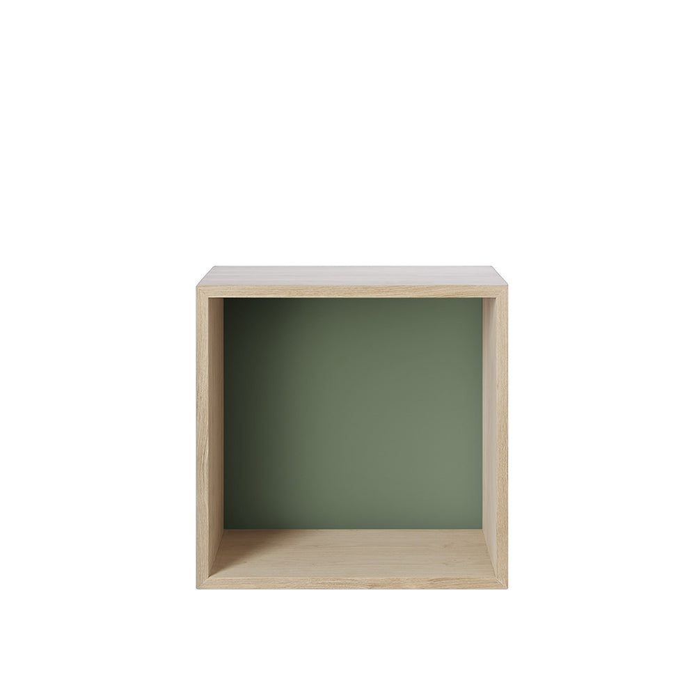 muuto | stacked storage system | oak + dusty green - DC