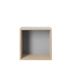 muuto | stacked storage system | oak + light grey - DC