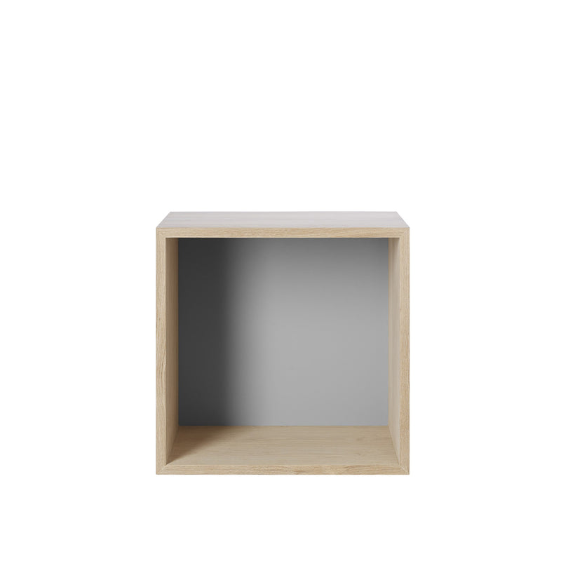muuto | stacked storage system | oak + light grey - DC
